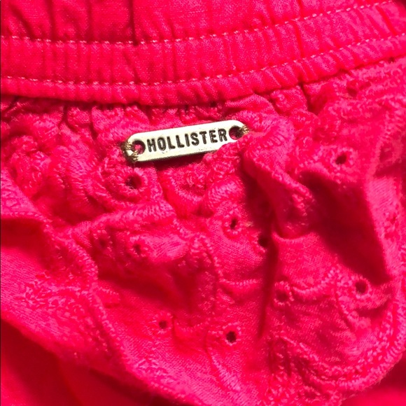 HOLLISTER PINK RUFFLE SKIRT - Picture 2 of 2